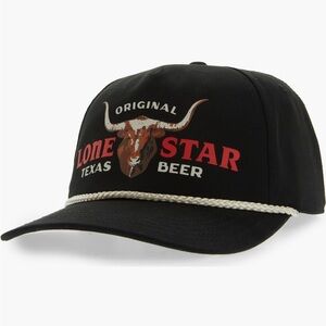 NWT AMERICAN NEEDLE Lone Star Cap in black